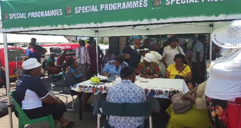 The Meeting then proceeded to Newcastle taxi City where Department of health rendered wellness screening services to the community.